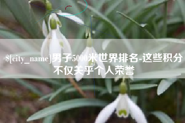 昭通男子5000米世界排名-这些积分不仅关乎个人荣誉