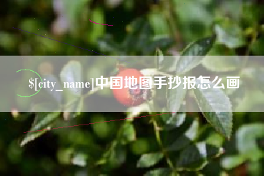 昭通中国地图手抄报怎么画