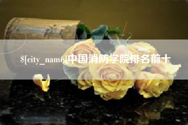 昭通中国消防学院排名前十