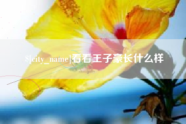 昭通看看王子豪长什么样