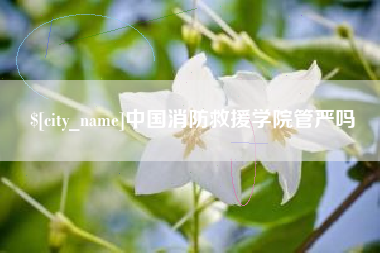 昭通中国消防救援学院管严吗