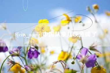 昭通中国队拿几块金牌了