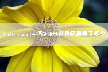 昭通中国5000米世界纪录男子多少