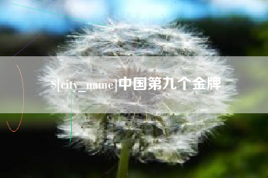 昭通中国第九个金牌