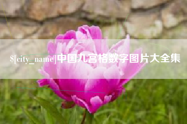 昭通中国九宫格数字图片大全集