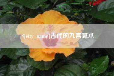 昭通古代的九宫算术