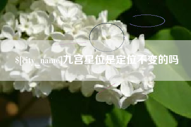昭通九宫星位是定位不变的吗