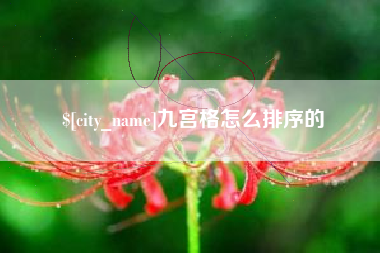 昭通九宫格怎么排序的