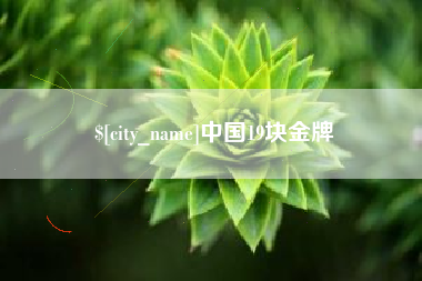 昭通中国19块金牌