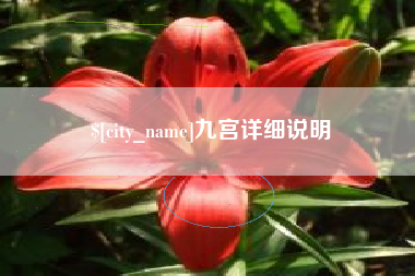 昭通九宫详细说明
