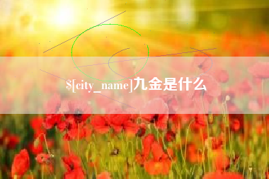 昭通九金是什么