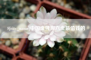 昭通中国金牌哪六金最值钱的