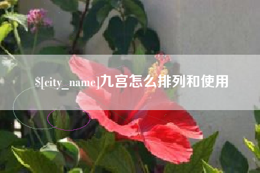 昭通九宫怎么排列和使用